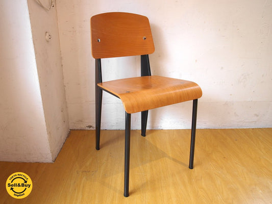 ヴィトラ Vitra スタンダードチェア Standard chair ビーチ材 ジャン・プルーヴェ B ★