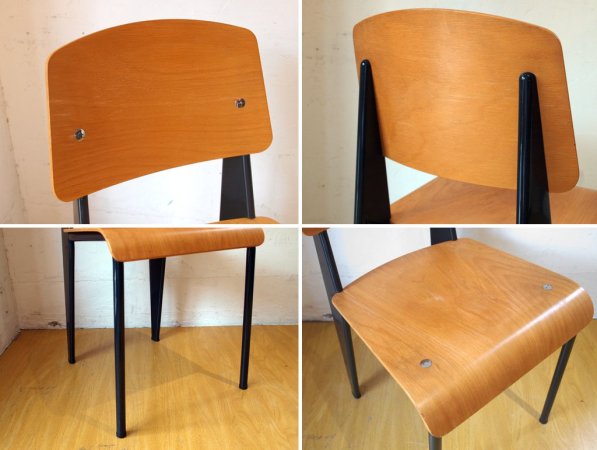 ヴィトラ Vitra スタンダードチェア Standard chair ビーチ材 ジャン・プルーヴェ B ★