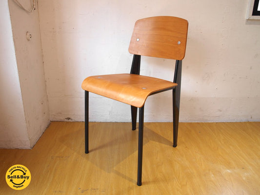 ヴィトラ Vitra スタンダードチェア Standard chair ビーチ材 ジャン・プルーヴェ A ★