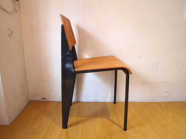 ヴィトラ Vitra スタンダードチェア Standard chair ビーチ材 ジャン・プルーヴェ A ★