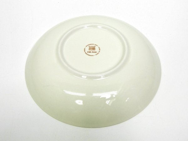 アラビア ARABIA 24h アベック avec パスタプレート ベージュ 24cm 旧ロゴ 未使用品 B ●
