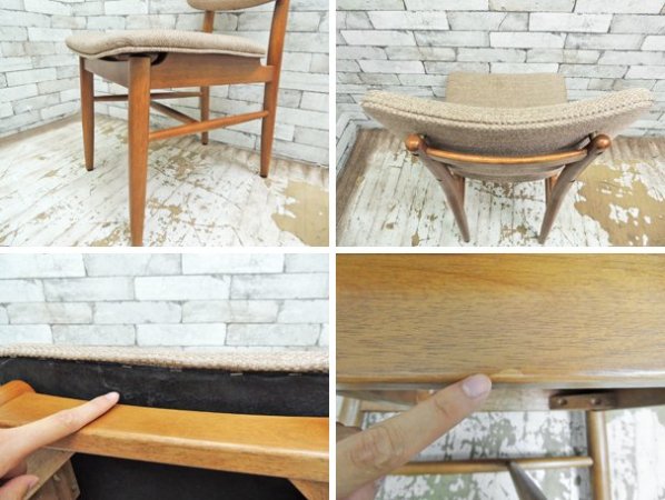 アクメファニチャー ACME Furniture ブルックス ダイニングチェア BROOKS DINING CHAIR ベージュ ファブリックシート ●