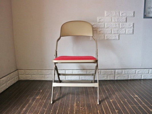 クラリン CLARIN フォールディングチェア 折り畳みチェア Folding chair SANDLER レッド ファブリッククッション仕様 パシフィックファニチャーサービス取扱 ◎