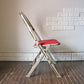 クラリン CLARIN フォールディングチェア 折り畳みチェア Folding chair SANDLER レッド ファブリッククッション仕様 パシフィックファニチャーサービス取扱 ◎