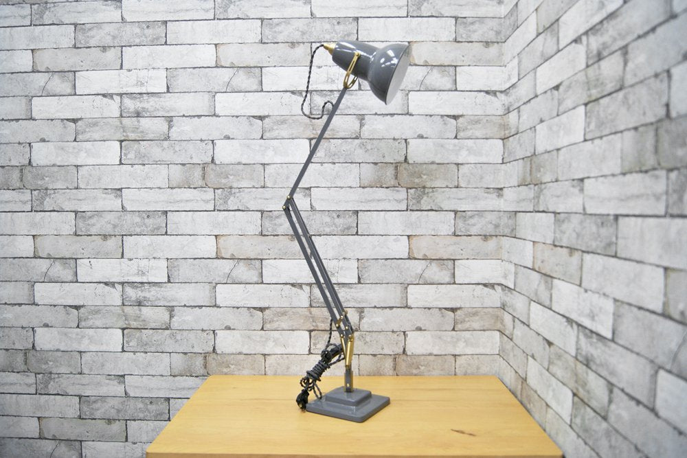 アングルポイズ ANGLEPOISE "Original  1227" ブラスコレクション Brass Collection デスクランプ エレファントグレー 箱付 ●