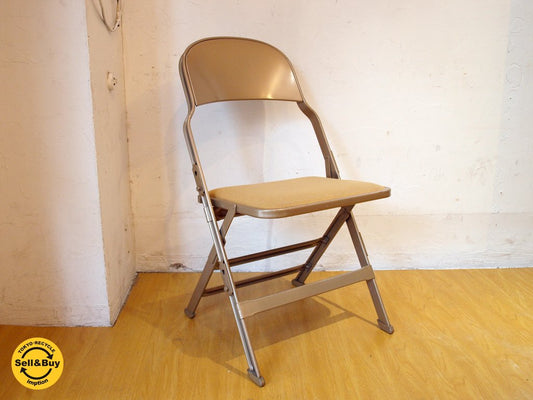 クラリン CLARIN フォールディングチェア 折り畳みチェア Folding chair SANDLER ベージュ ファブリッククッション仕様 P.F.S取扱 ★