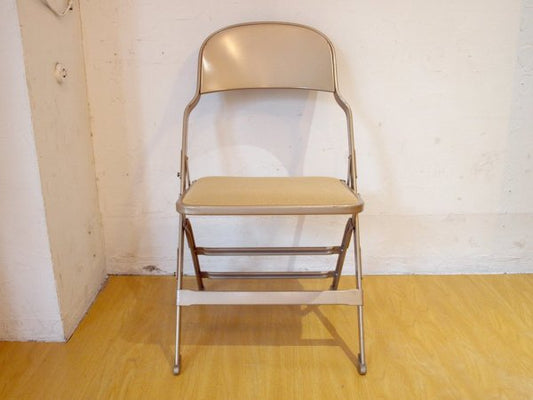 クラリン CLARIN フォールディングチェア 折り畳みチェア Folding chair SANDLER ベージュ ファブリッククッション仕様 P.F.S取扱 ★