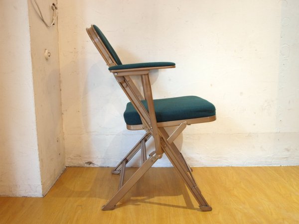 クラリン CLARIN フォールディングチェア アーム付 FOLDING CHAIR WITH ARM Hunter グリーン 折り畳みチェア P.F.S.取扱 米国 ★