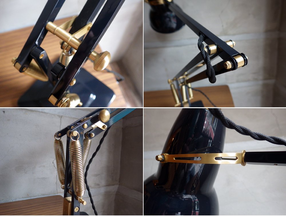 アングルポイズ ANGLEPOISE "Original 1227" ブラスコレクション Brass Collection デスクランプ Deep Slate♪