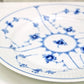 ロイヤルコペンハーゲン ROYAL COPENHAGEN ブルーフルーテッド プレーン プレート 25cm A ●