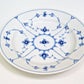 ロイヤルコペンハーゲン ROYAL COPENHAGEN ブルーフルーテッド プレーン プレート 25cm A ●