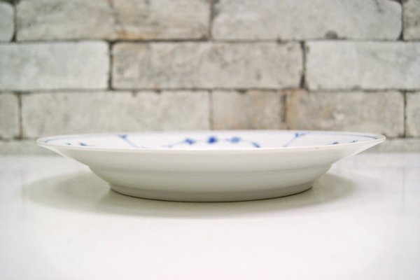 ロイヤルコペンハーゲン ROYAL COPENHAGEN ブルーフルーテッド プレーン プレート 25cm A ●
