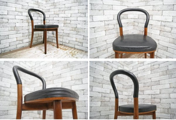 カッシーナ Cassina 501 ヨーテボリ GOTEBORG チェア 本革 ブラック エリック・グンナール・アスプルンド ●