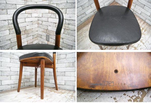 カッシーナ Cassina 501 ヨーテボリ GOTEBORG チェア 本革 ブラック エリック・グンナール・アスプルンド ●