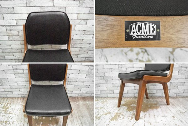 アクメファニチャー ACME Furniture シエラチェア SIERRA CHAIR ダイニングチェア ビニールレザーシート B ●