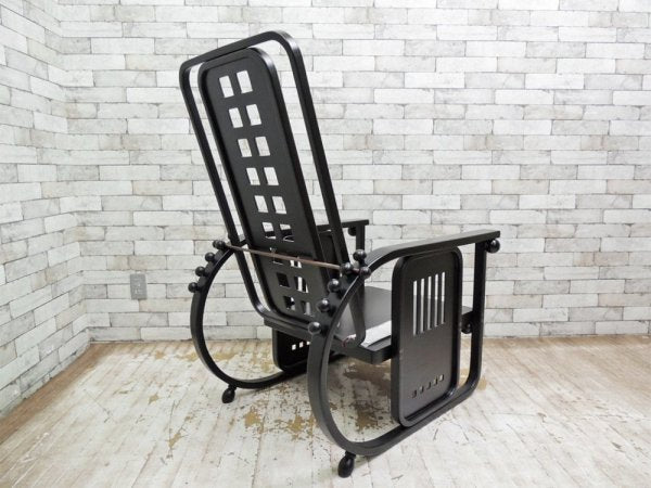 ヴィットマン Wittmann 座るための機械 sitz maschine ヨーゼフ・ホフマン Josef Hoffmann ブラック 定価￥573,149- ●