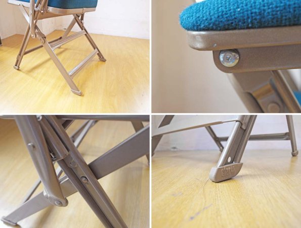 クラリン CLARIN U.S.A フォールディングアームチェア FOLDING CHAIR WITH ARM 折畳 フルクッション グリーン系 Hunter PFS取扱 ★