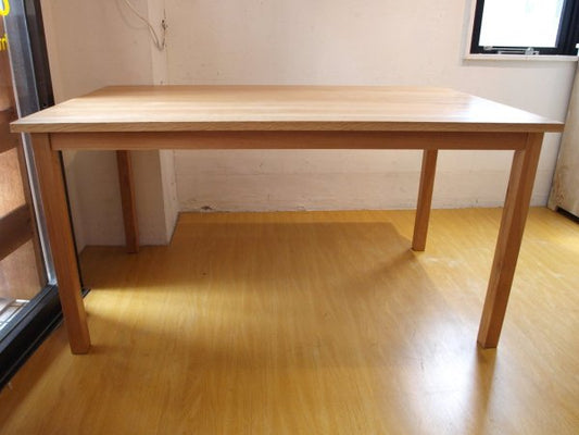 無印良品 MUJI ダイニングテーブル Dining table オーク 無垢材 シンプル ナチュラル W140 ★