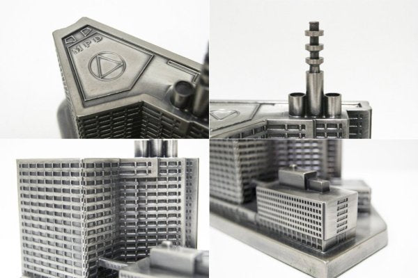 岡田新一 警視庁 本部庁舎 1/1000 模型 希少 建築家 ●