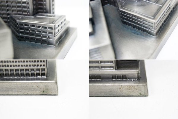 岡田新一 警視庁 本部庁舎 1/1000 模型 希少 建築家 ●