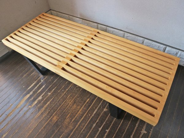 ジョージ ネルソン George Nelson プラットフォーム ベンチ Platform Bench テーブル ミッドセンチュリーデザイン リプロダクト ◎