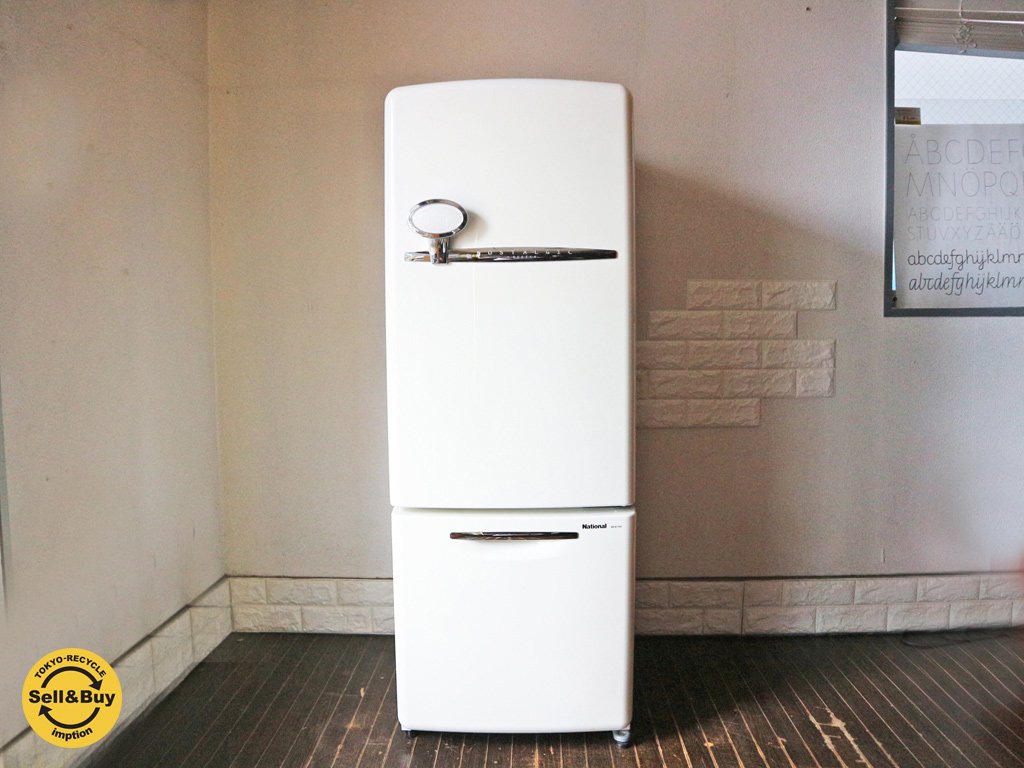 ナショナル National ウィル WiLL FRIDGE mini 冷凍冷蔵庫 ホワイト 2007年製 165L NR-B172R-W 廃番 ◎