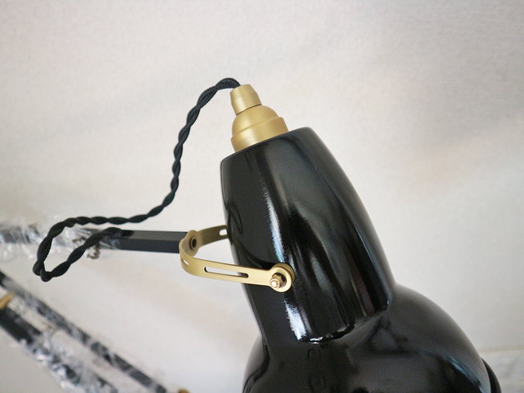 アングルポイズ ANGLEPOISE "Original  1227" ブラスコレクション Brass Collection デスクランプ ジェットブラック 箱付 ◎