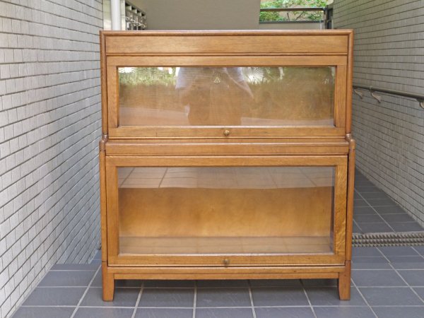 ガン社 GUNN FURNITURE アンガス ANGUS スタッキング ブックケース キャビネット フラップ扉 UKビンテージ 英国 ロイズアンティークス   取扱い ■