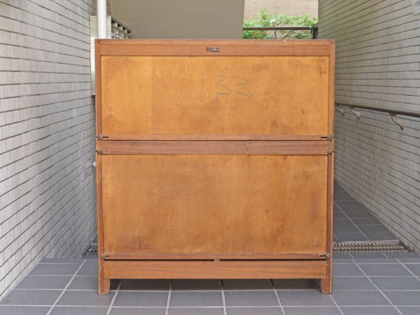 ガン社 GUNN FURNITURE アンガス ANGUS スタッキング ブックケース キャビネット フラップ扉 UKビンテージ 英国 ロイズアンティークス   取扱い ■