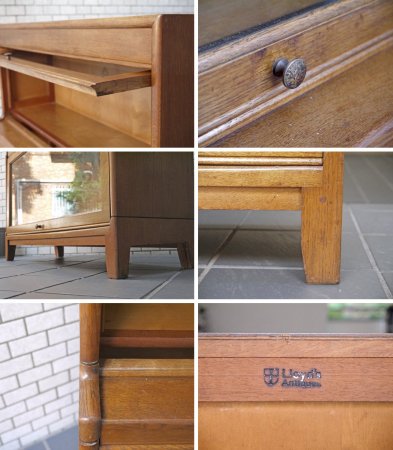 ガン社 GUNN FURNITURE アンガス ANGUS スタッキング ブックケース キャビネット フラップ扉 UKビンテージ 英国 ロイズアンティークス   取扱い ■