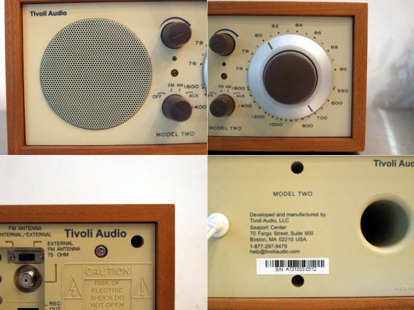 チボリオーディオ Tivoli Audio モデル2 ModelTwo ウォールナット ラジオ＆スピーカー アメリカ 人気ラジオメーカー ★