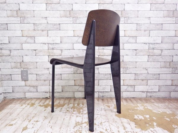 ヴィトラ Vitra スタンダードチェア Standard chair ダークブラウン edition 2002 ジャン・プルーヴェ jean prouve collection A ●