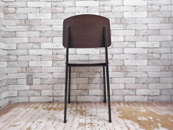 ヴィトラ Vitra スタンダードチェア Standard chair ダークブラウン edition 2002 ジャン・プルーヴェ jean prouve collection B ●