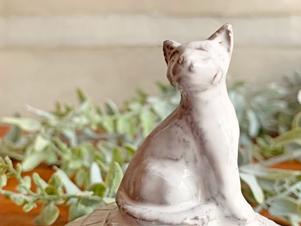 アスティエ・ド・ヴィラット ASTIER de VILLATTE クーベルチュール 猫 グラスキャンドル用 ♪