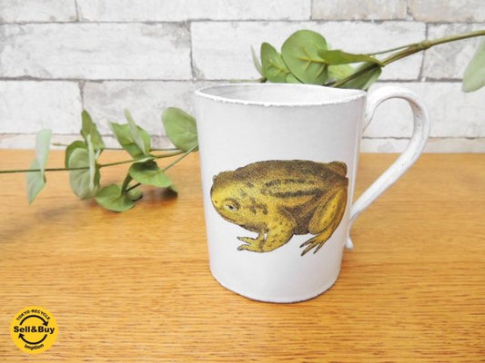 アスティエ・ド・ヴィラット ASTIER de VILLATTE ジョン・デリアン JOHN DERIAN カエル FROG マグカップ ●