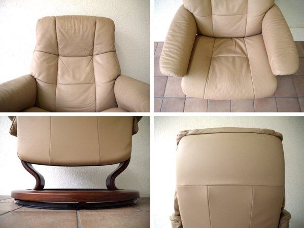 エコーネス EKORNES ストレスレス  Stressless 現行モデル ノルウェー ￥299,160- 上位機種 超美品 Myfair メイフェア Mサイズ リクライニングチェアセット ◇