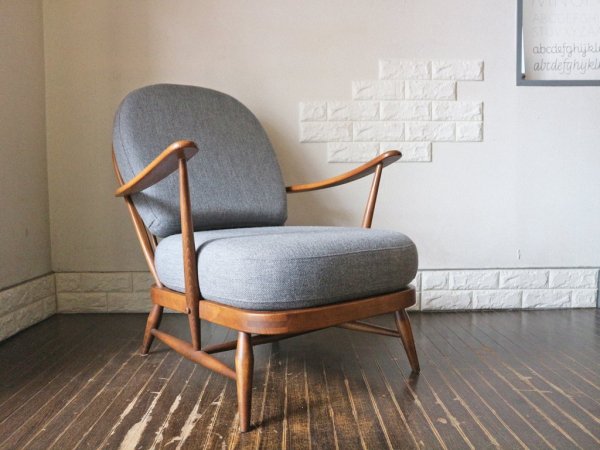 アーコール Ercol ウィンザーソファ WINDSOR SOFA 1pソファ ビンテージ ビーチ材 UKビンテージ 英国 家具 アンティーク ◎