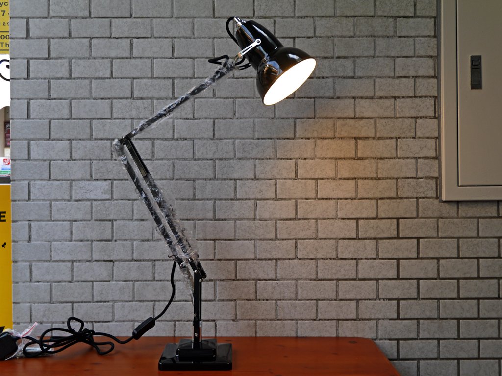 アングルポイズ ANGLEPOISE Original 1227 ブラスコレクション Brass Collection デスクランプ ジェットブラック 英国 元箱付■