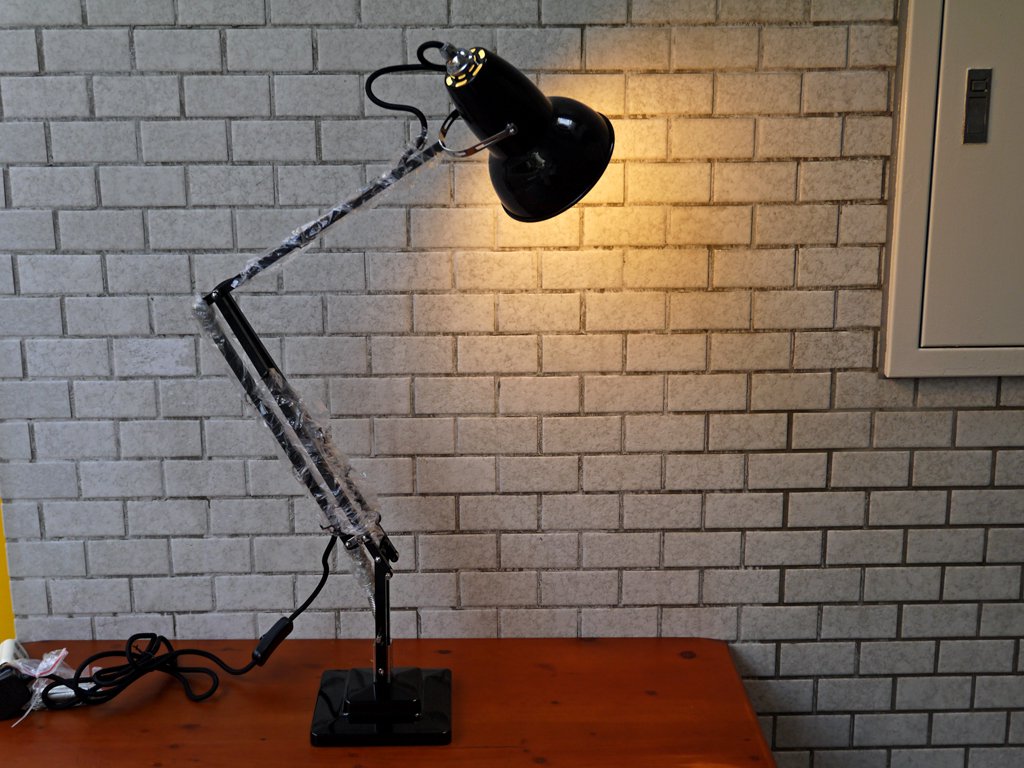 アングルポイズ ANGLEPOISE Original 1227 ブラスコレクション Brass Collection デスクランプ ジェットブラック 英国 元箱付■