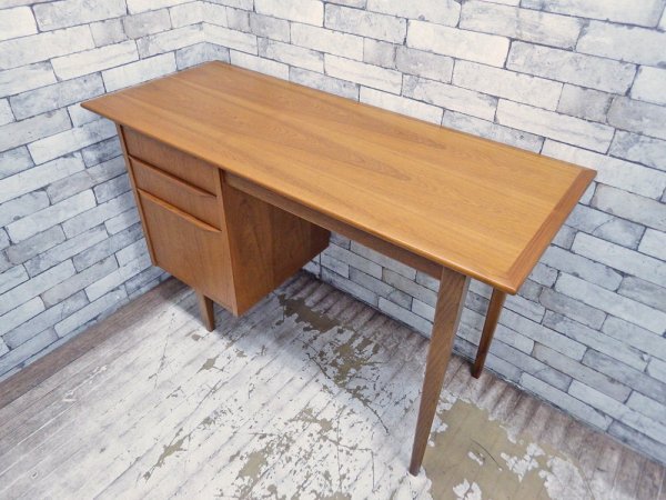 エスエーシーワークス SAC WORKS ライティングデスク WRITING DESK RF-004 チーク無垢材 北欧スタイル ●