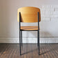 ジャン プルーヴェ スタンダードチェア Standardchair リプロダクト オーク × ブラック ◎