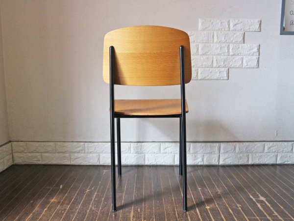 ジャン プルーヴェ スタンダードチェア Standardchair リプロダクト オーク × ブラック ◎