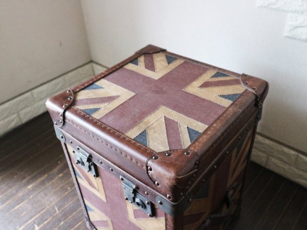 ハロ HALO パリス トランク PARIS TRUNK ユニオンジャック UNION JACK サイドテーブル ボックス 英国スタイル ◎