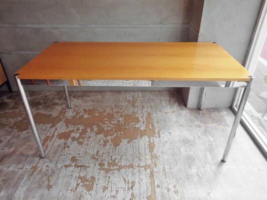 USMモジュラーファニチャー USMハラー テーブル USM Haller Table ナチュラル ダイニングテーブル オフィス デスク ♪