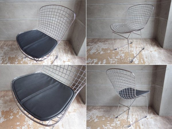 ハリーベルトイア ワイヤーチェア クッション付き リプロダクト品 ♪