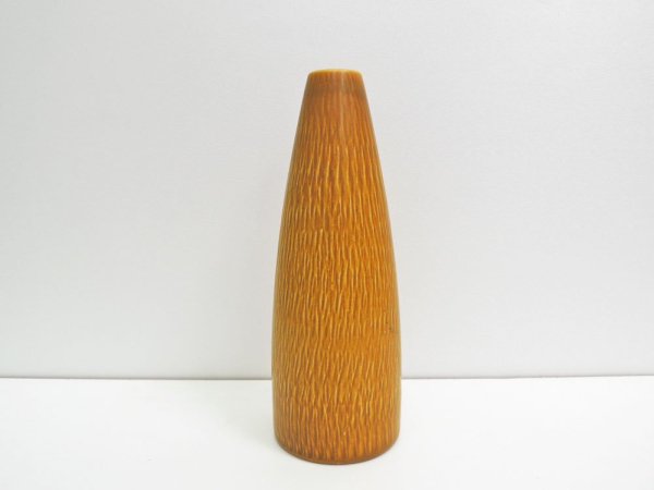 boveskov stentøj vase フラワーベース 花瓶 デンマーク 北欧陶器 イエロー ●