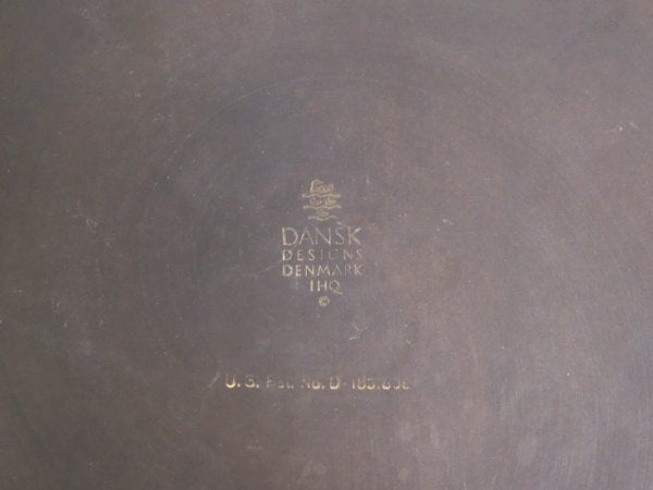 ダンスク DANSK フレイムストーン JHQ flamestone ラージプレート 両手付き イェンス・H・クィストゴー 30cm ●