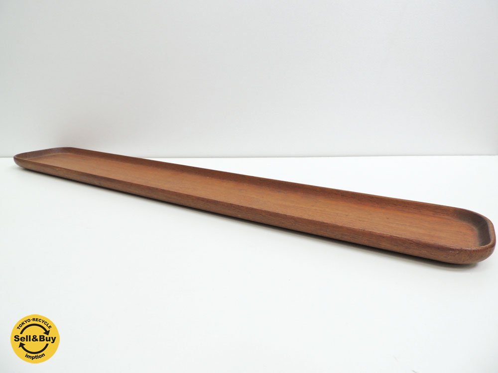 ディグスメド DIGSMED ロングトレイ チーク無垢材 58cm ●