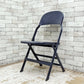 クラリン CLARIN オールスチール フォールディングチェア ALL STEEL FOLDING CHAIR エーシェイプ A shape ネイビー B ●