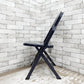 クラリン CLARIN オールスチール フォールディングチェア ALL STEEL FOLDING CHAIR エーシェイプ A shape ネイビー C ●